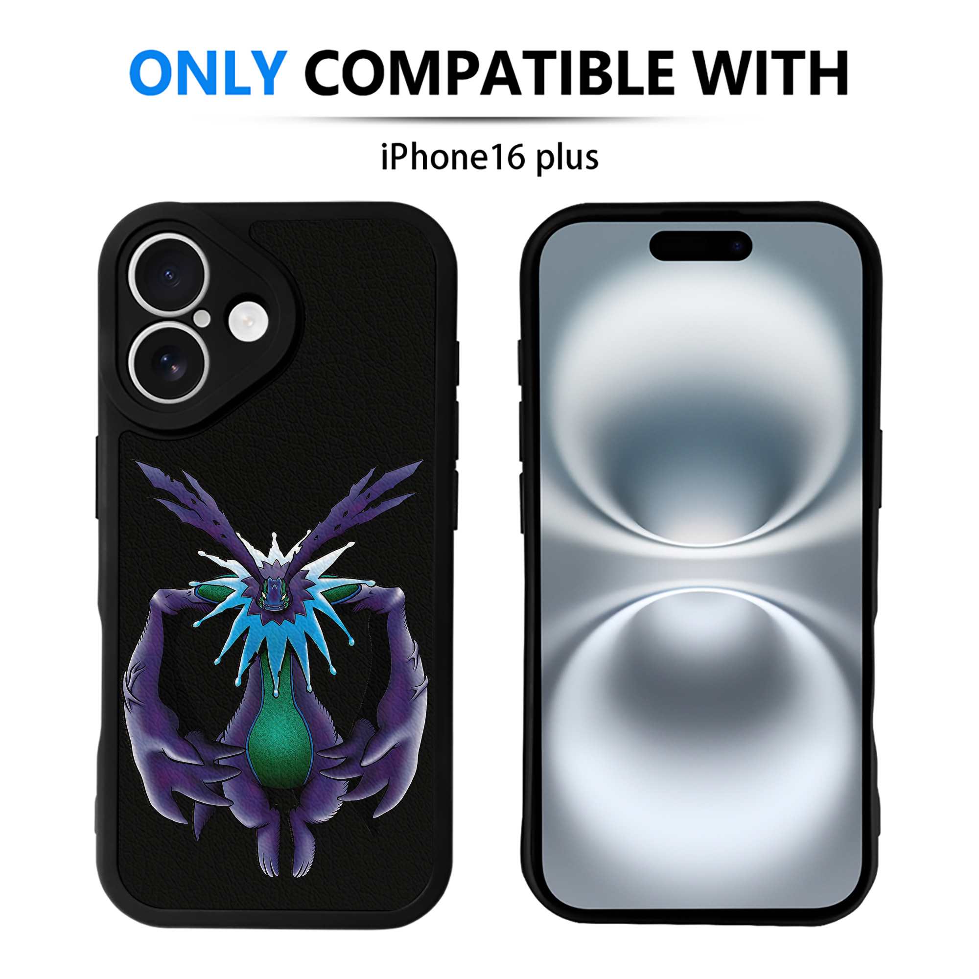（画像用） Digimon デジタルモンスター/デジモン 【iPhone 16シリーズ対応】シリコンスマホケース（レザー調） 材質：シリコン